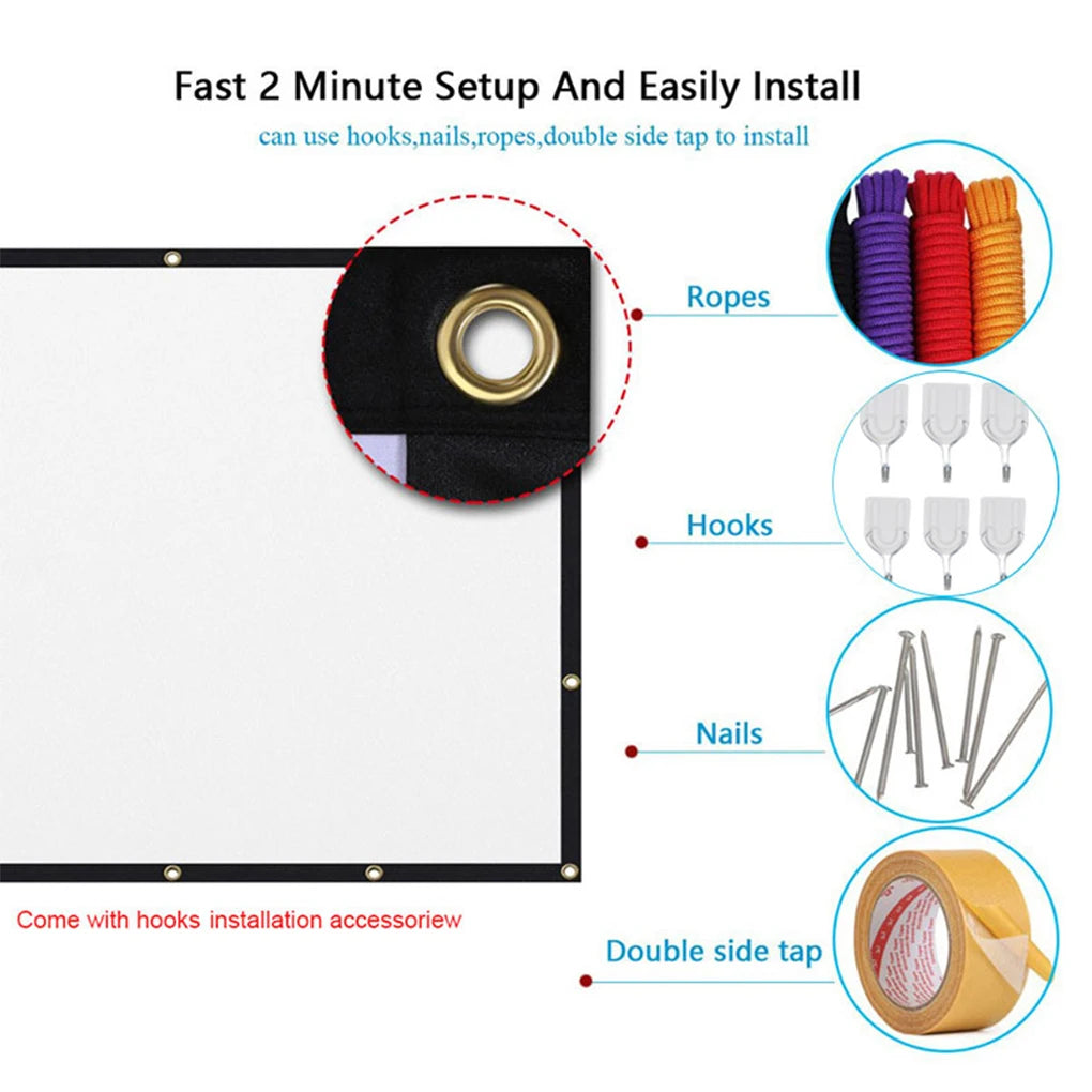 Foldable Projection Screen